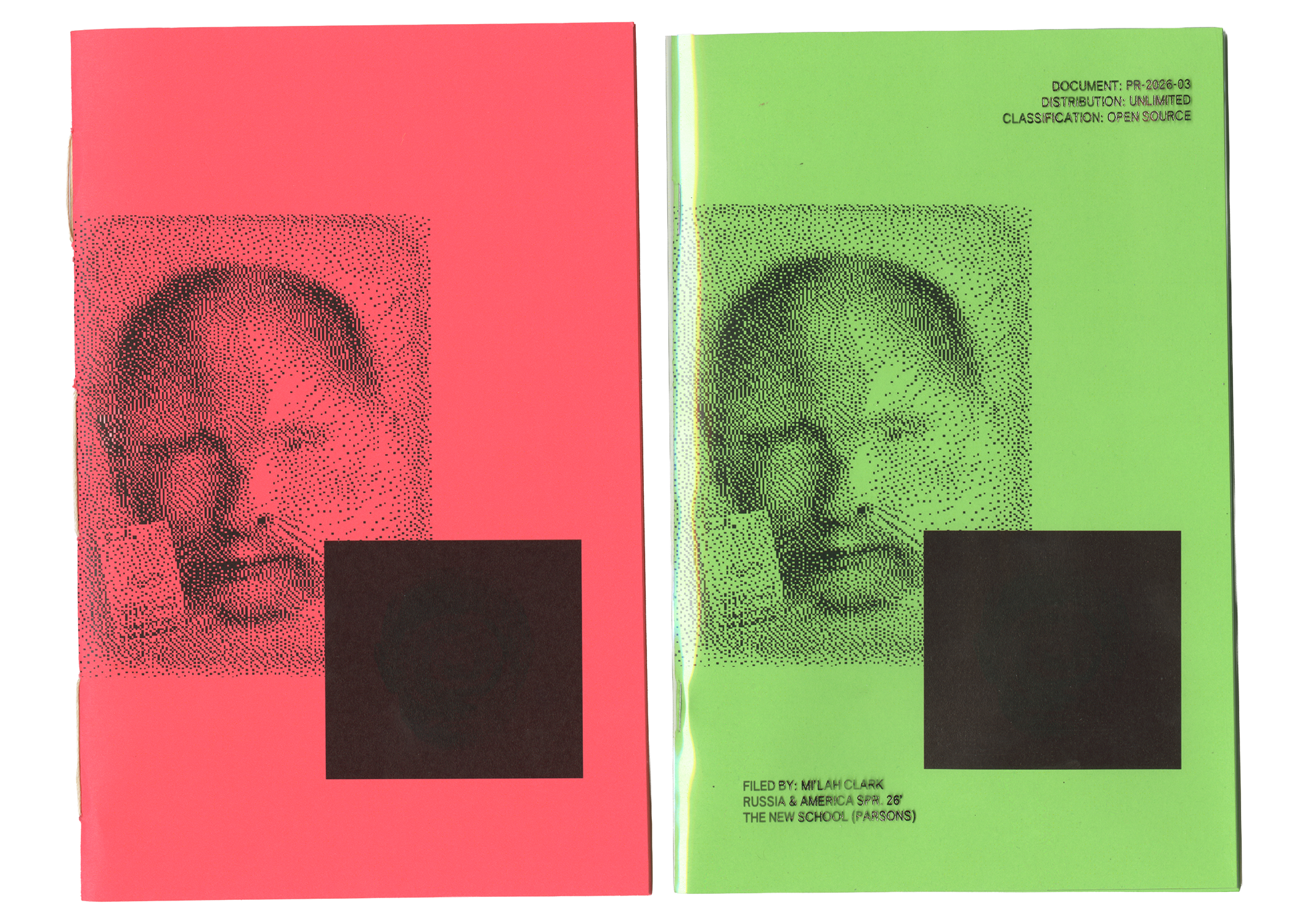 russia & america zine cover