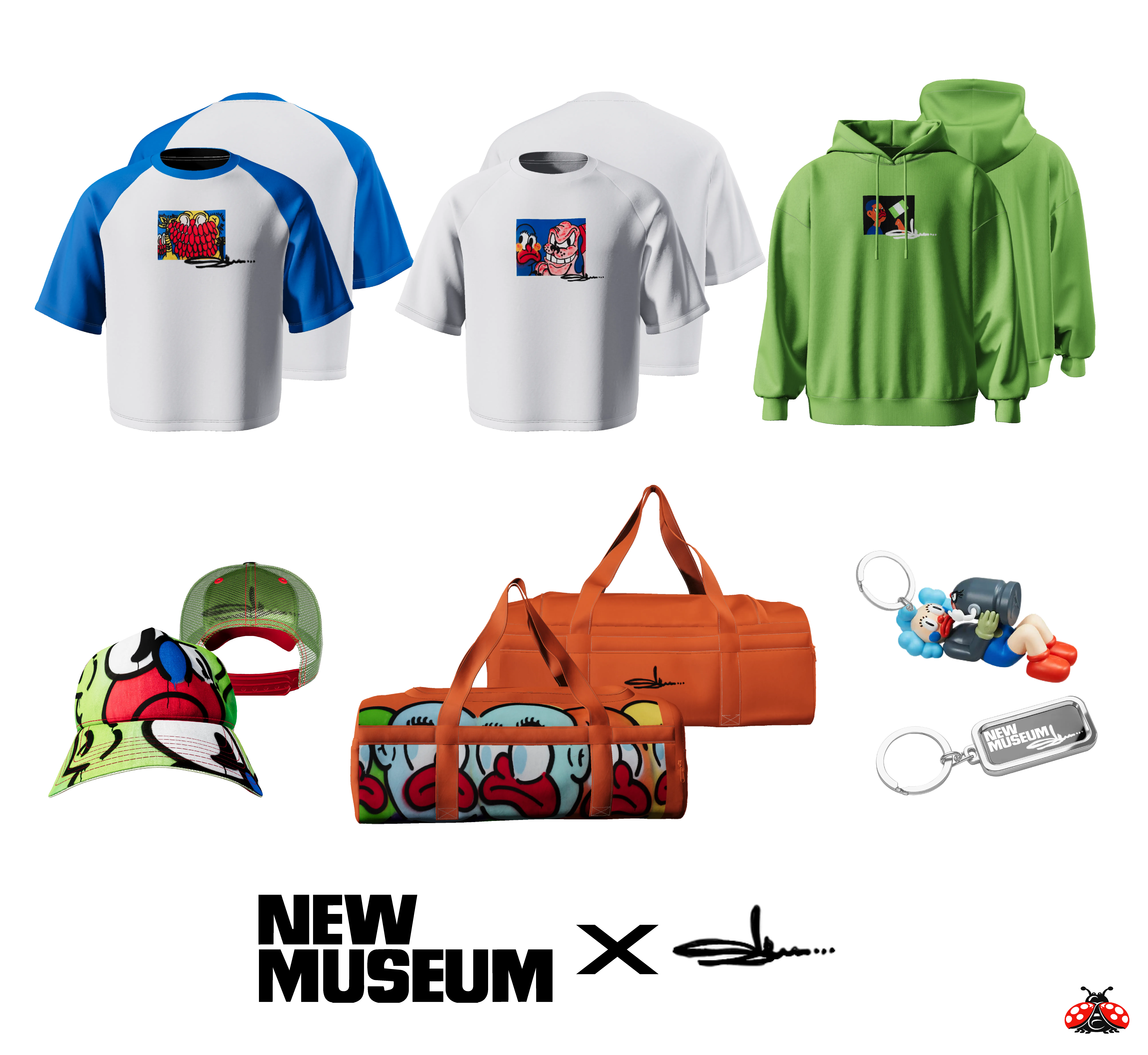 Slawn collaboration merchandise