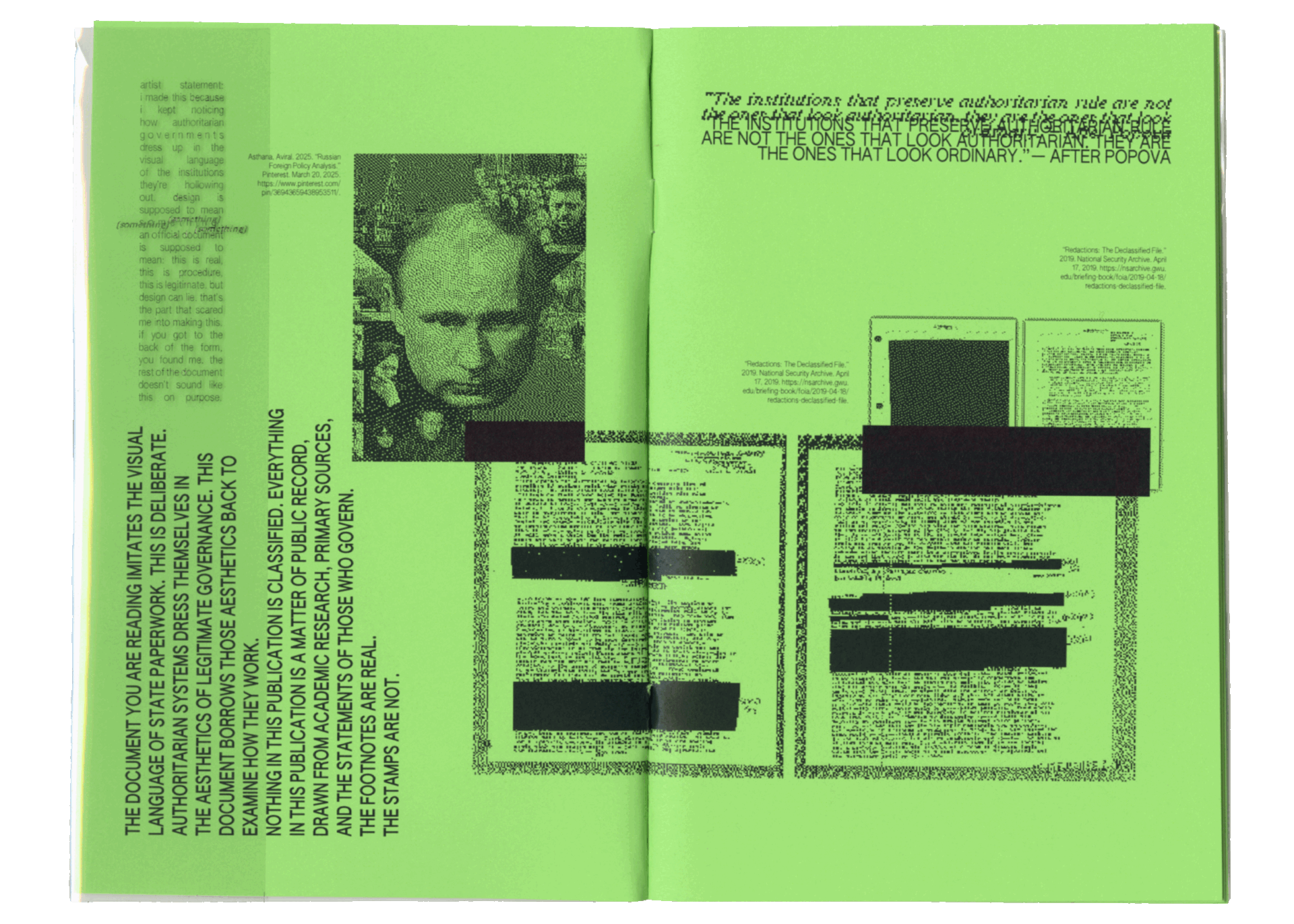 russia & america zine flipthrough