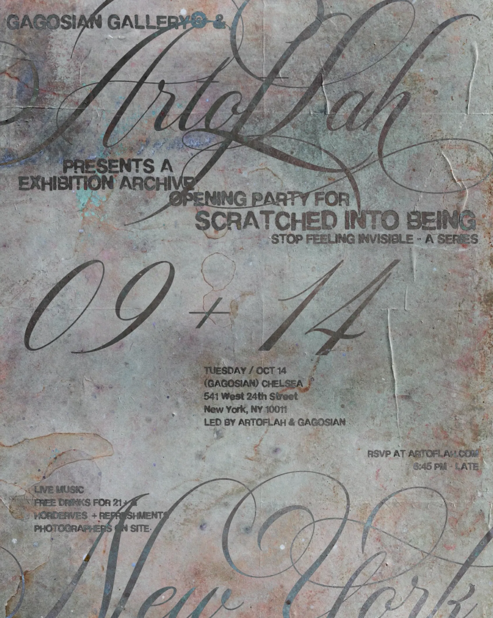 Scratched Into Being motion study